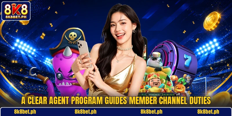 A clear agent program guides member channel duties
