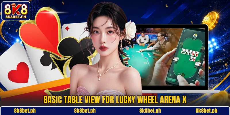 Basic table view for Lucky Wheel Arena X