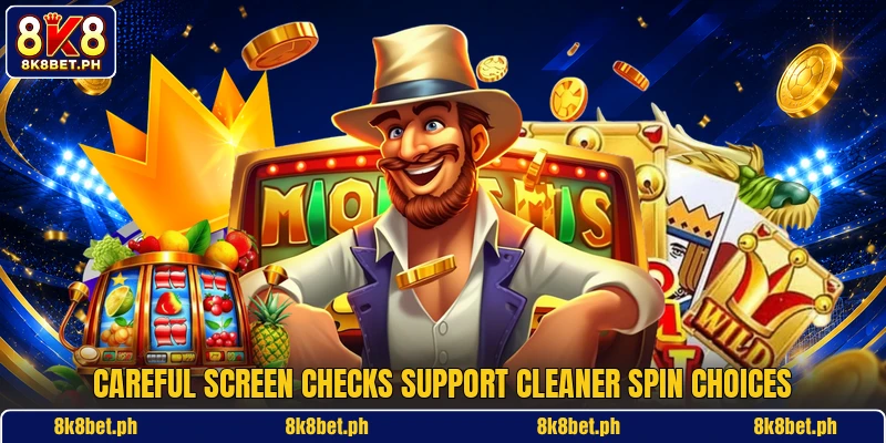 Careful screen checks support cleaner spin choices