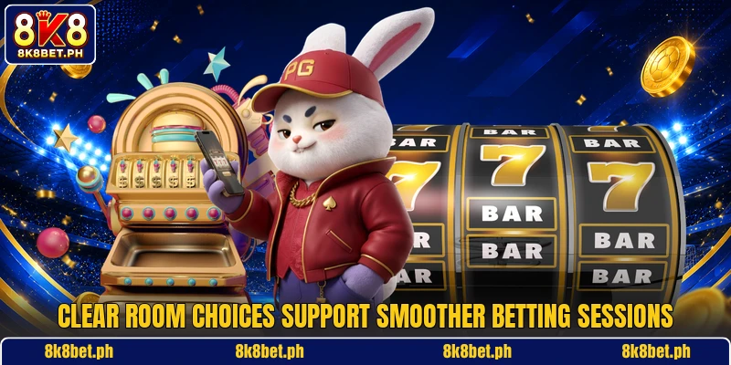 Clear room choices support smoother betting sessions Clear room choices support smoother betting sessions