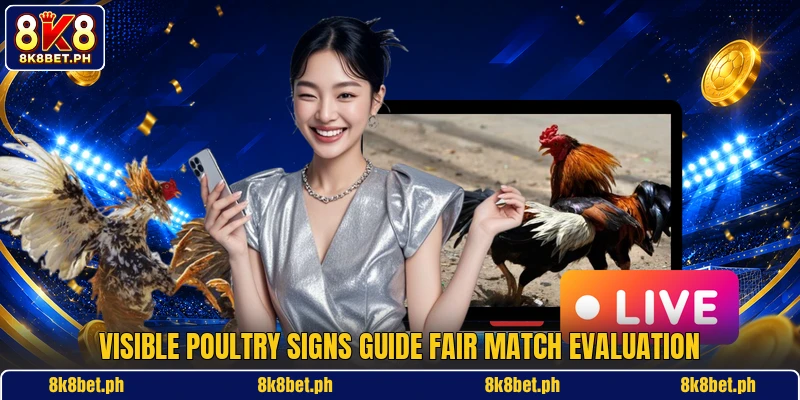 Visible poultry signs guide fair match evaluation